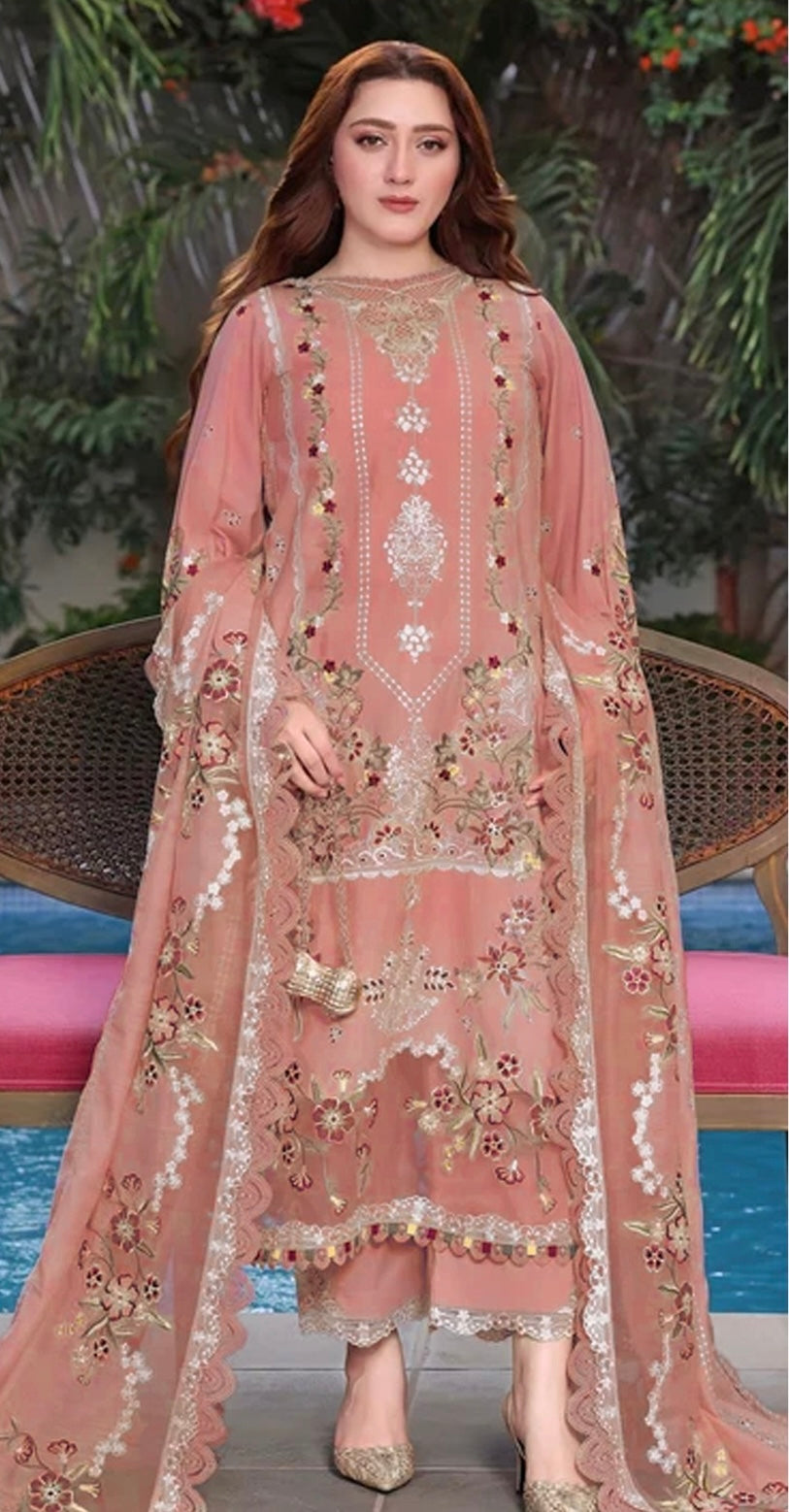 Aneela's dhanak marina 3pc