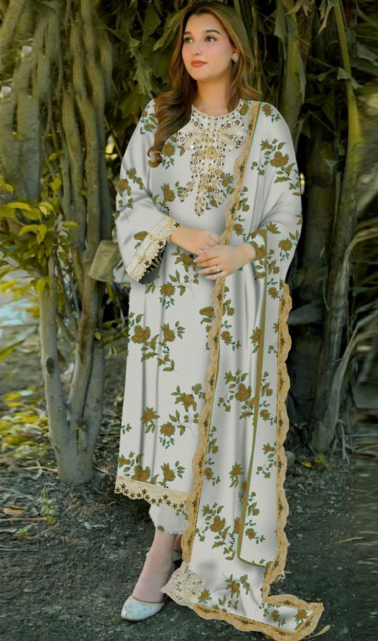 Aneela's Lawn 3pc
