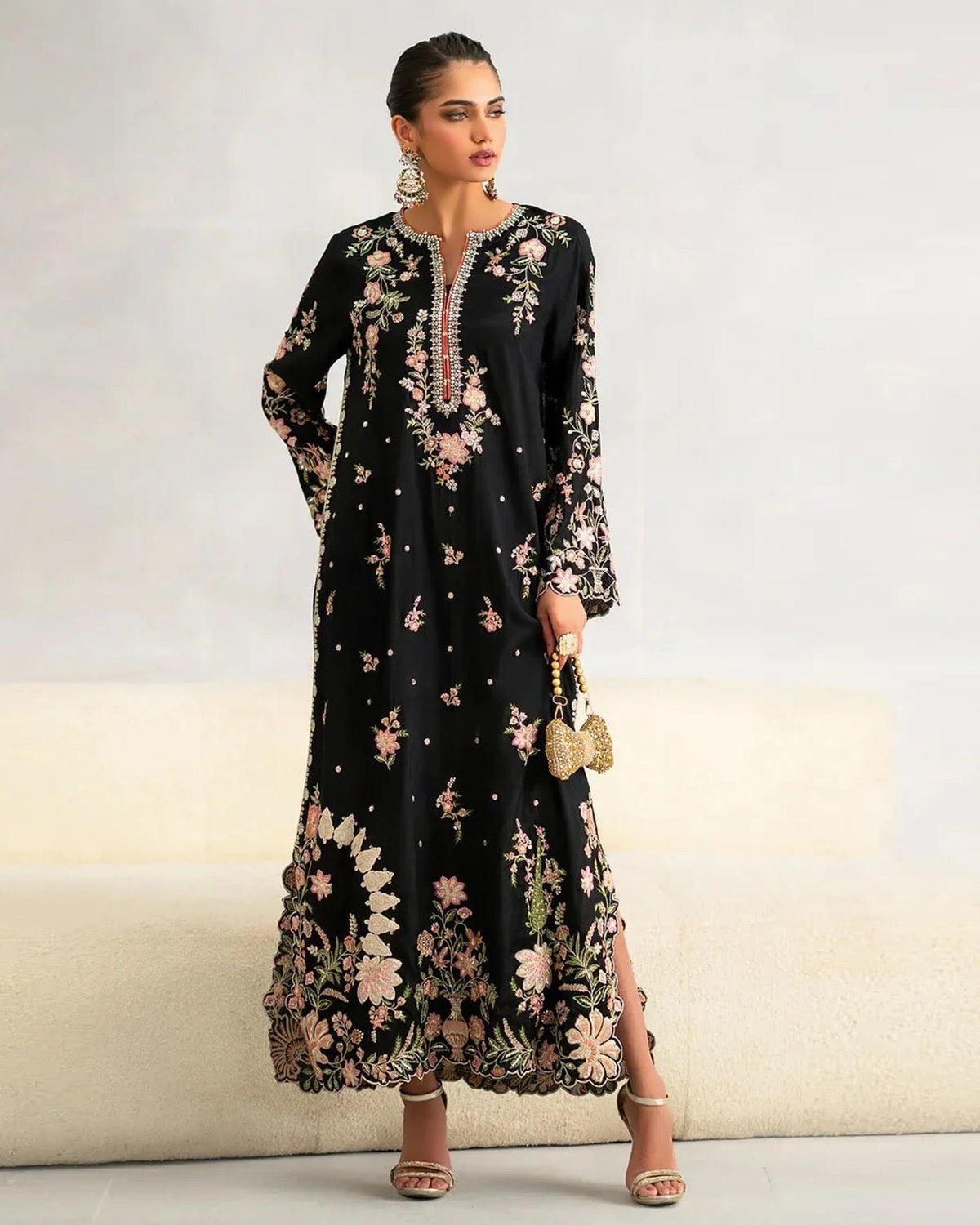 Ethnic silk 2pc Embroidered