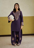 Embroidered Lawn 2pc( Purple)