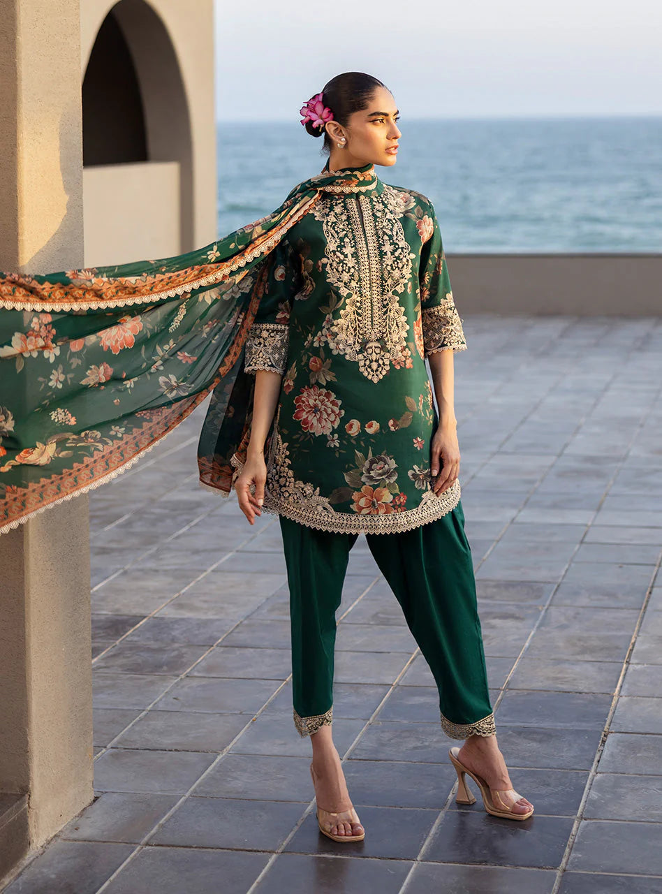 Zainab Chottani Trending Lawn 3pc Green