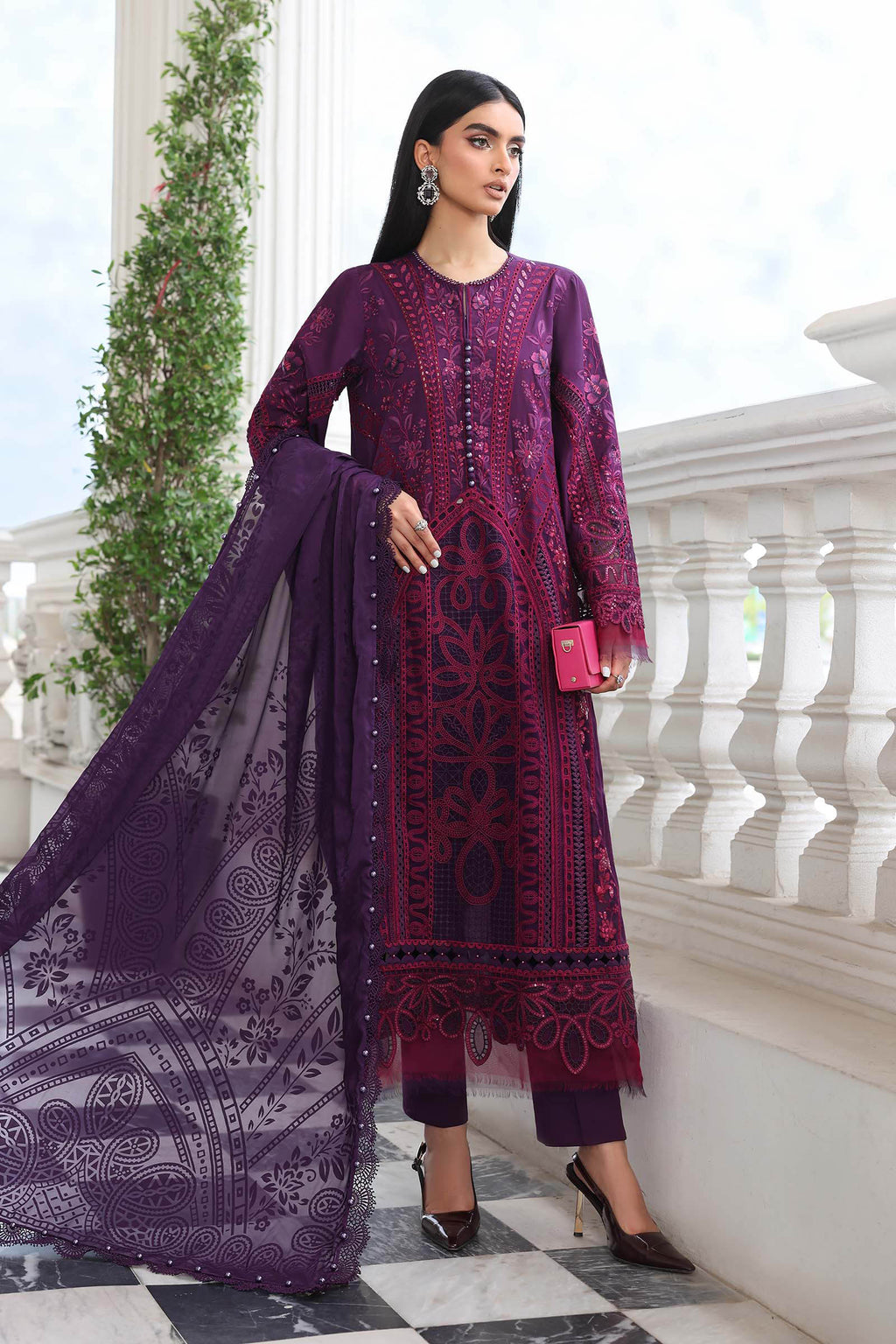Maria B Purple 3Pc-SN06