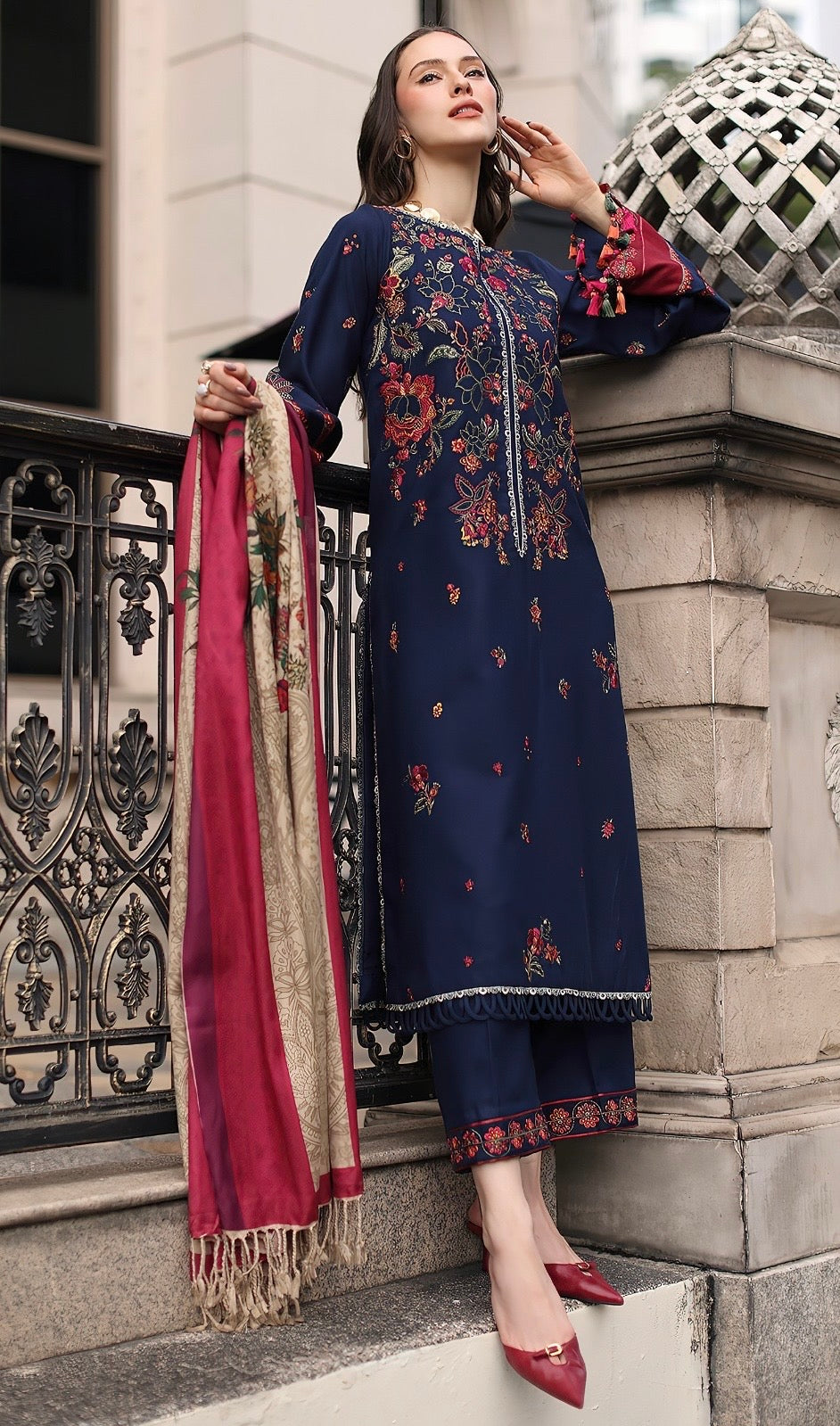 Charizma dhanak 3pc bleu