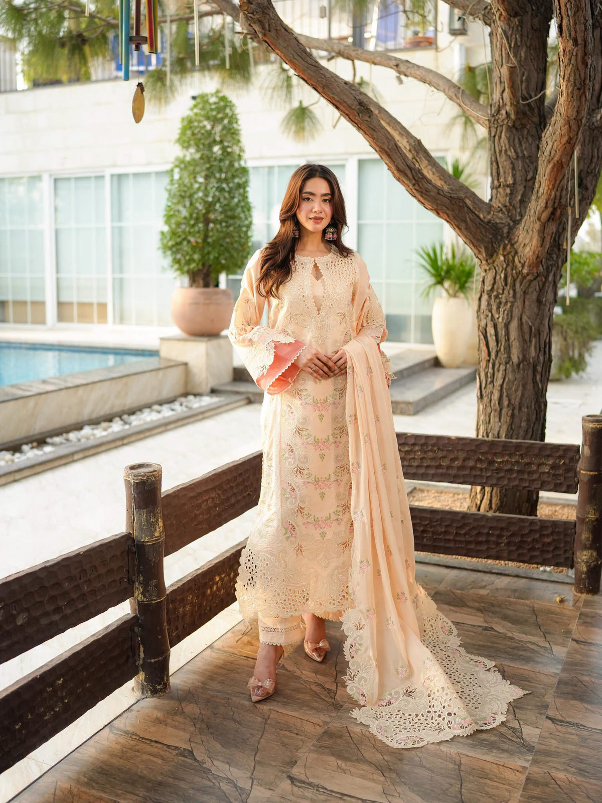Aneela's Fancy Dhanak 3pc