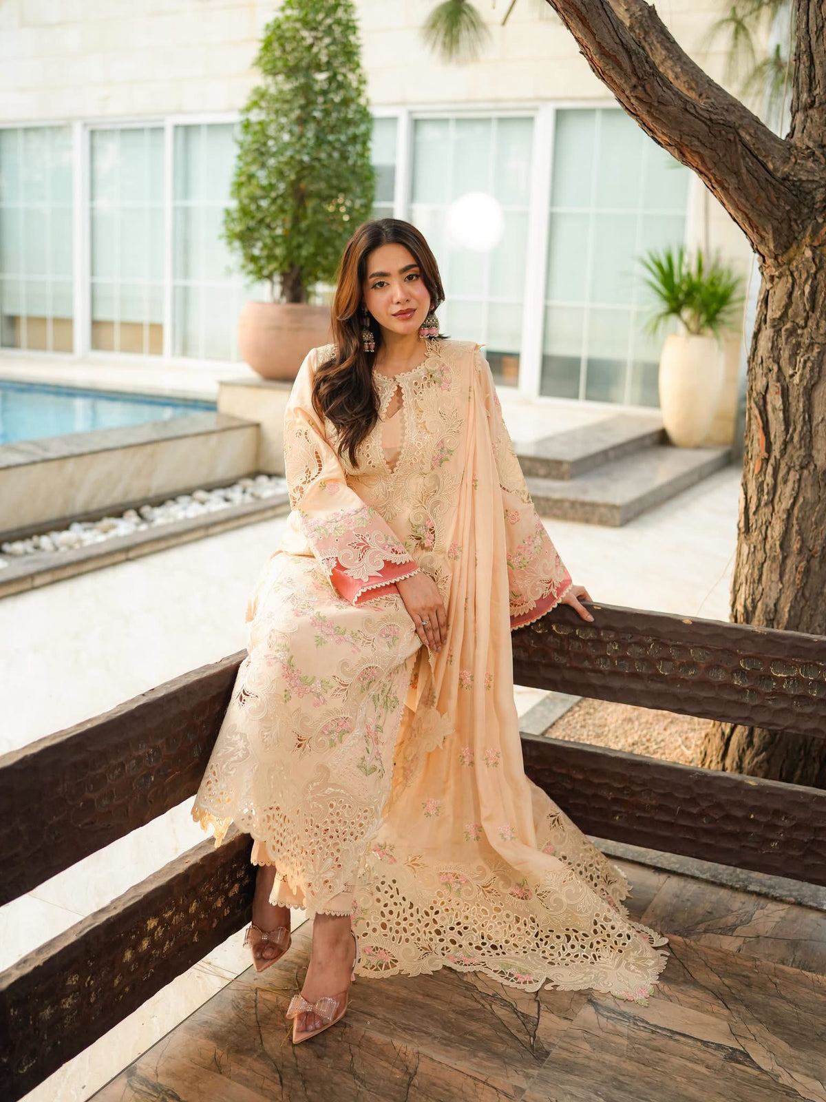 Aneela's Fancy Dhanak 3pc