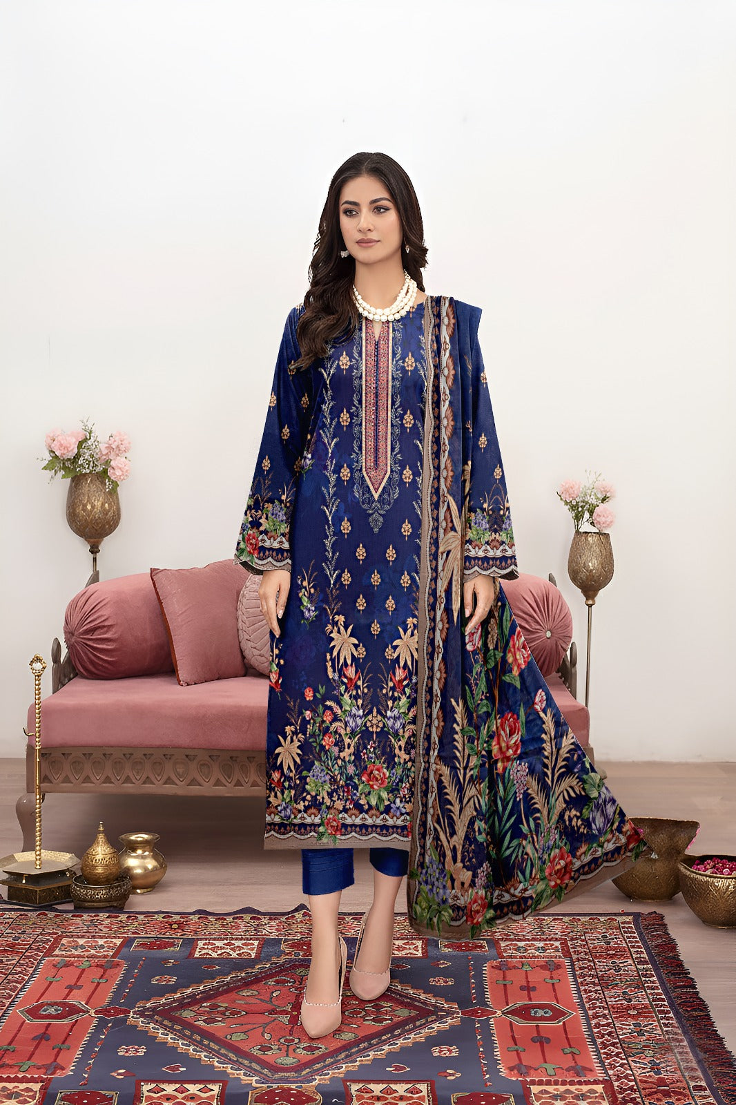 Bareeze Printed Lawn  3Pc