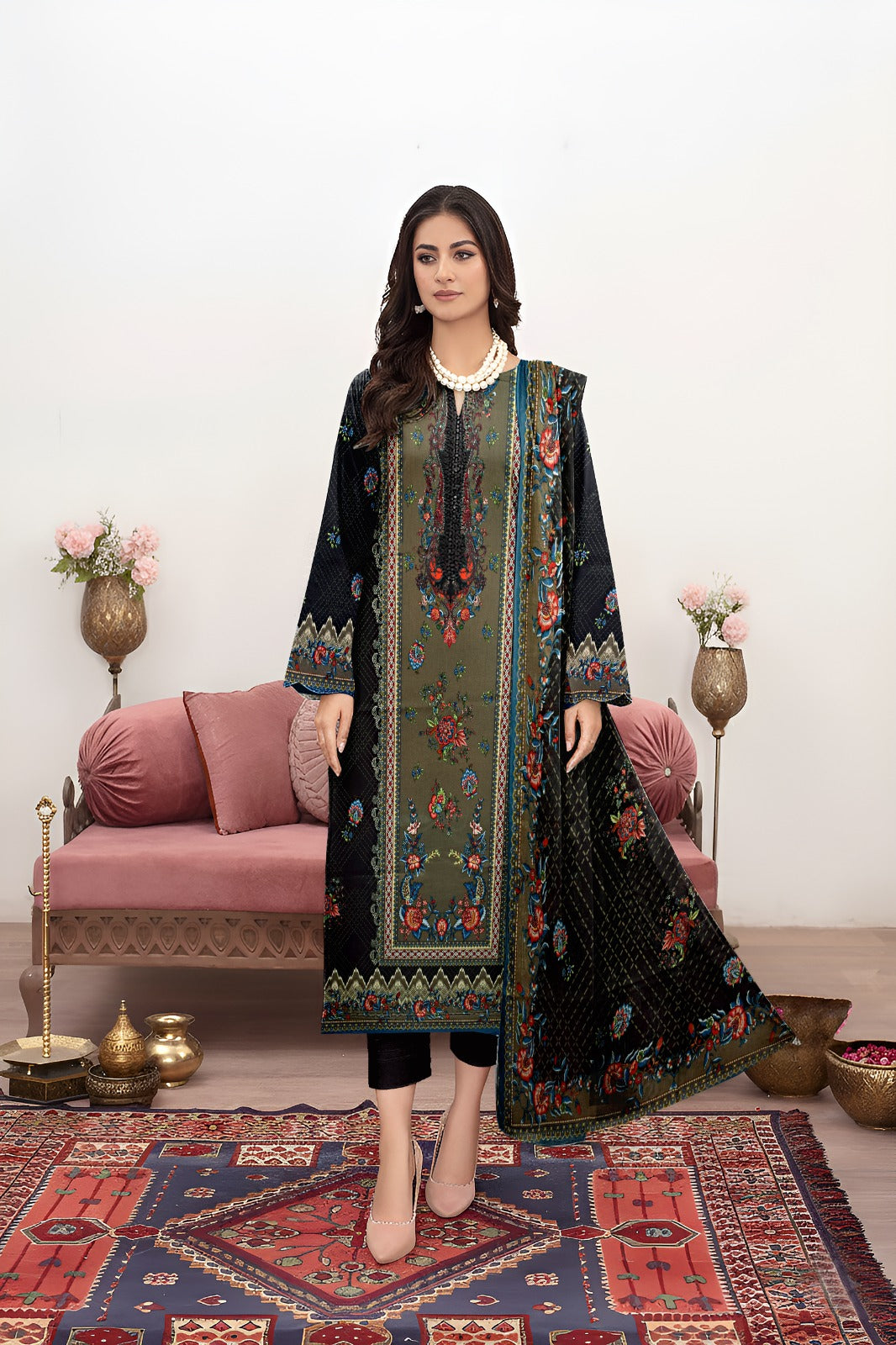 Bareeze Printed Lawn  3Pc