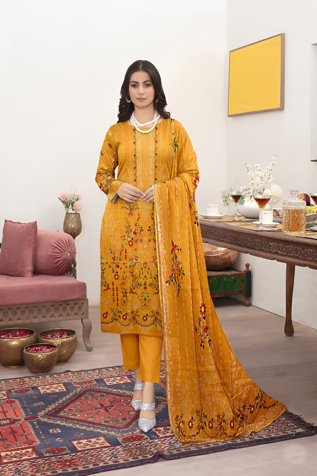 Bareeze Printed Lawn  3Pc