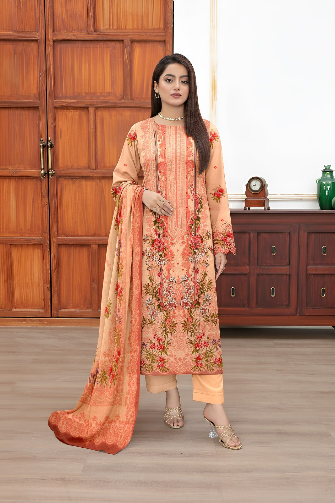 Bareeze Printed Lawn 3Pc