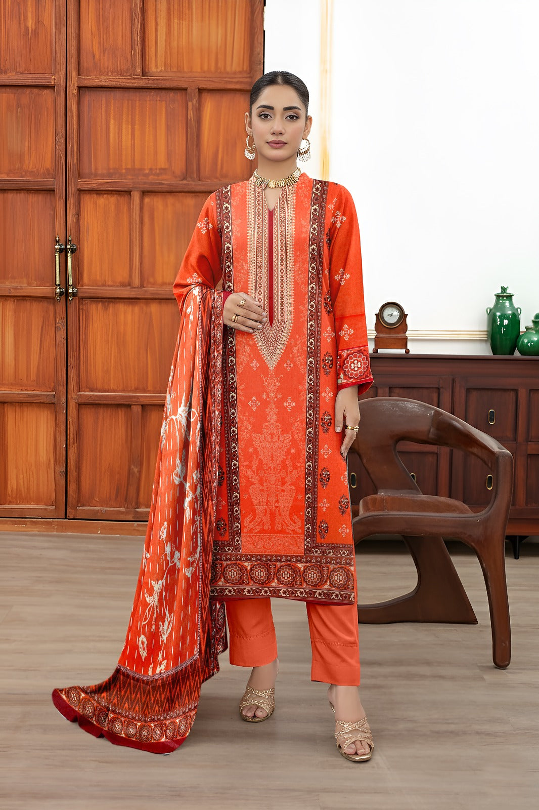 Bareeze Printed Lawn  3Pc