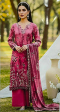 Sana Noor Print+Embroidered Lawn 3pc