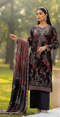 Sana Noor Print+Embroidered Lawn 3pc